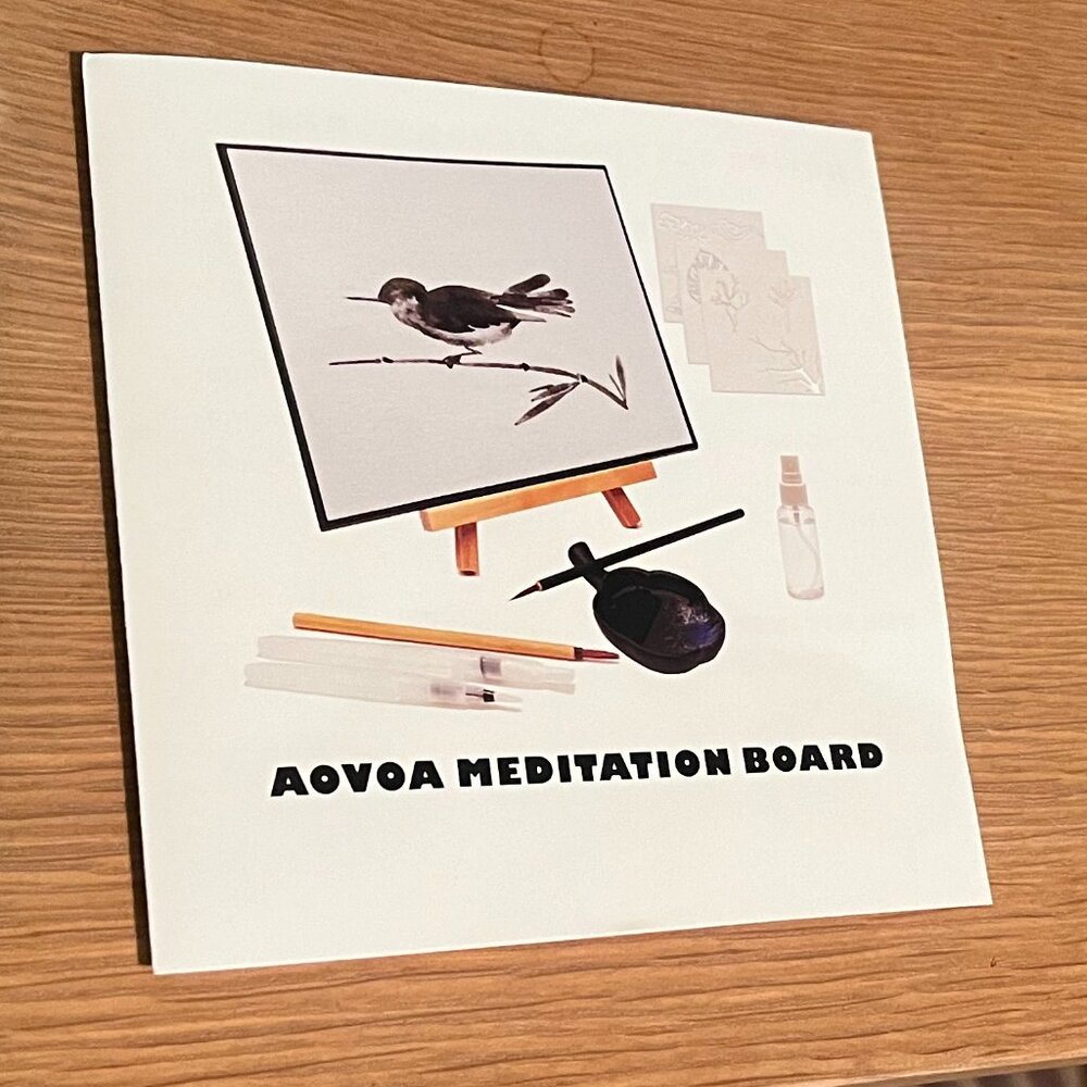 Zen Meditation water art  board - new